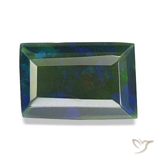 1.49ct متعدد الألوان أوبال أسود, باغيت, نصف شفاف