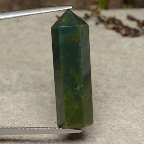 حجر الدم متعدد الألوان طبيعي، شكل خيالي، 11.18 قيراط، غير شفاف