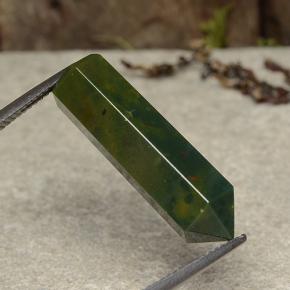 حجر الدم متعدد الألوان طبيعي، شكل خيالي، 11.18 قيراط، غير شفاف