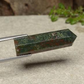 حجر الدم متعدد الألوان طبيعي، شكل خيالي، 16.04 قيراط، غير شفاف