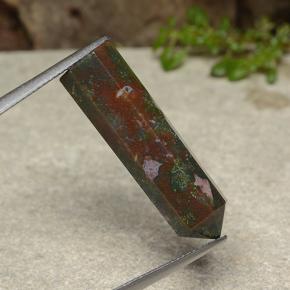 حجر الدم متعدد الألوان طبيعي، شكل خيالي، 16.04 قيراط، غير شفاف