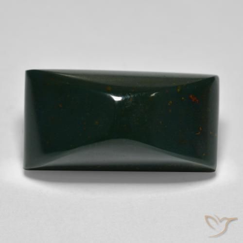 14.42ct طبيعي متعدد الألوان حجر الدم, باجيت, غير شفاف