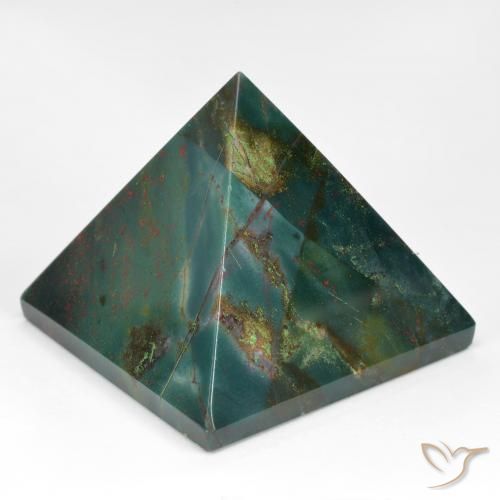 107.07ct طبيعي أخضر الغابات حجر الدم, مربع, غير شفاف