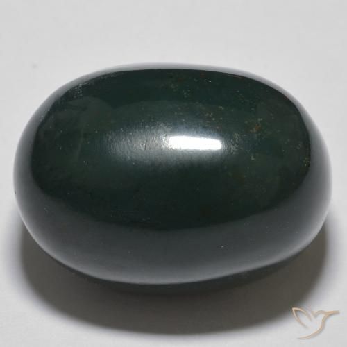 23.49ct طبيعي متعدد الألوان حجر الدم, بيضوي, غير شفاف