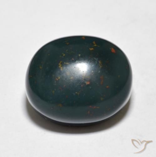 10.93ct طبيعي متعدد الألوان حجر الدم, بيضوي, غير شفاف