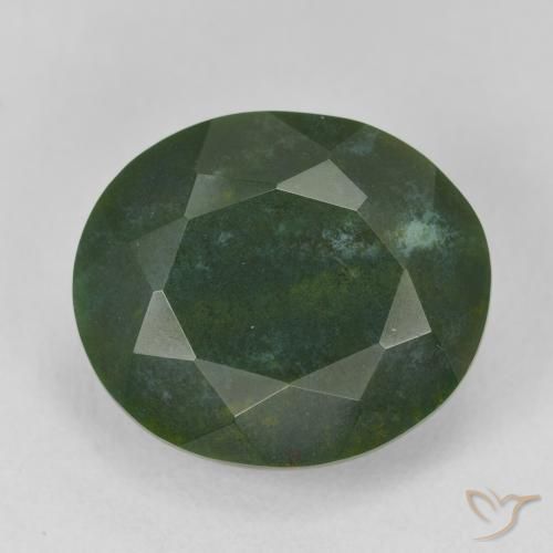 11.88ct طبيعي أخضر دافئ حجر الدم, بيضوي, غير شفاف