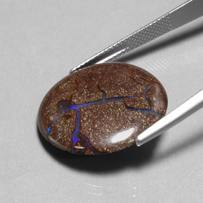 صخر الأوبال متعدد الألوان طبيعي، قصة دائرى، 14.62 قيراط، غير شفاف