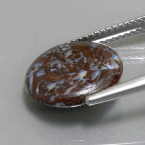 صخر الأوبال متعدد الألوان طبيعي، قصة دائرى، 4.48 قيراط، غير شفاف