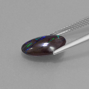 صخر الأوبال متعدد الألوان طبيعي، شكل خيالي، 3.56 قيراط، غير شفاف