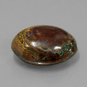 صخر الأوبال متعدد الألوان طبيعي، شكل خيالي، 11.56 قيراط، غير شفاف