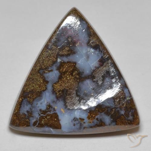 19.83ct طبيعي متعدد الألوان صخر الأوبال, مثلثى, غير شفاف