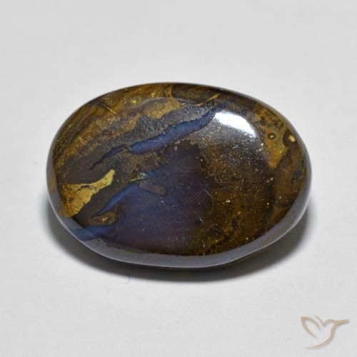 8.06ct طبيعي متعدد الألوان صخر الأوبال, بيضوي, غير شفاف