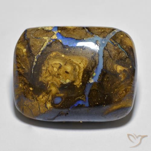 21.82ct طبيعي متعدد الألوان صخر الأوبال, وسادة, غير شفاف