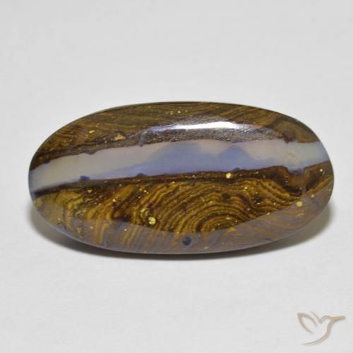 12.50ct طبيعي متعدد الألوان صخر الأوبال, بيضوي, نصف شفاف