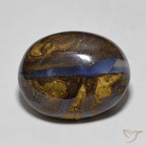 15.09ct طبيعي متعدد الألوان صخر الأوبال, بيضوي, غير شفاف