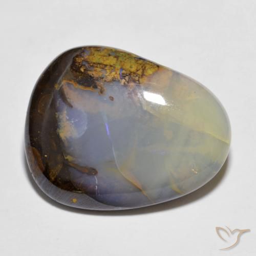 12.97ct طبيعي متعدد الألوان صخر الأوبال, فانسى, نصف شفاف