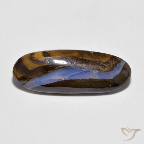 6.36ct طبيعي متعدد الألوان صخر الأوبال, بيضوي, شفاف