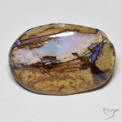 10.30ct طبيعي متعدد الألوان صخر الأوبال, بيضوي, غير شفاف