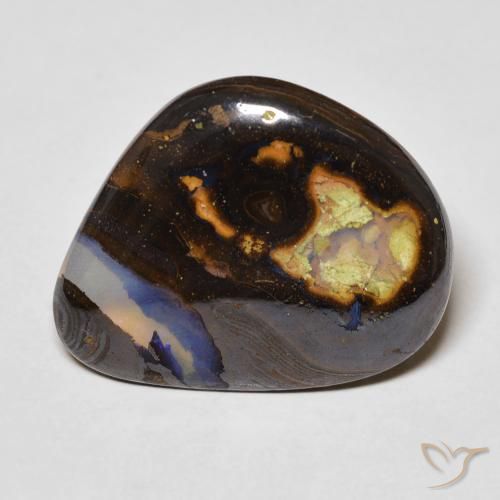 11.42ct طبيعي متعدد الألوان صخر الأوبال, فانسى, شفاف