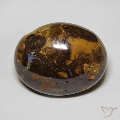 15.66ct طبيعي متعدد الألوان صخر الأوبال, بيضوي, غير شفاف