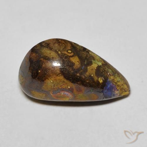 6.16ct طبيعي متعدد الألوان صخر الأوبال, فانسى, غير شفاف
