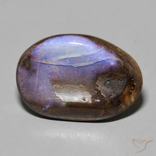 10.02ct طبيعي متعدد الألوان صخر الأوبال, بيضوي, غير شفاف