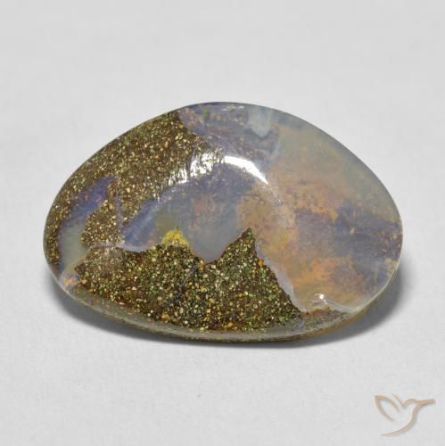 7.00ct طبيعي متعدد الألوان صخر الأوبال, فانسى, غير شفاف