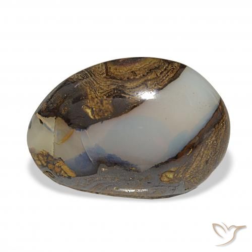 17.39ct متعدد الألوان صخر الأوبال, فانسى, نصف شفاف