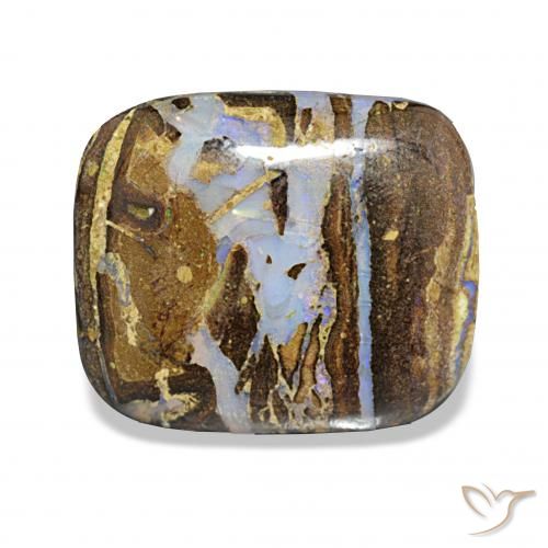 صخر الأوبال متعدد الألوان طبيعي، وسادة، 8.55 قيراط، غير شفاف