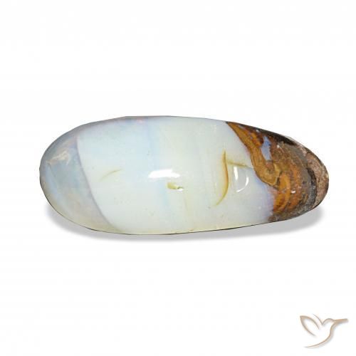 صخر الأوبال متعدد الألوان طبيعي، فانسى، 5.79 قيراط، غير شفاف