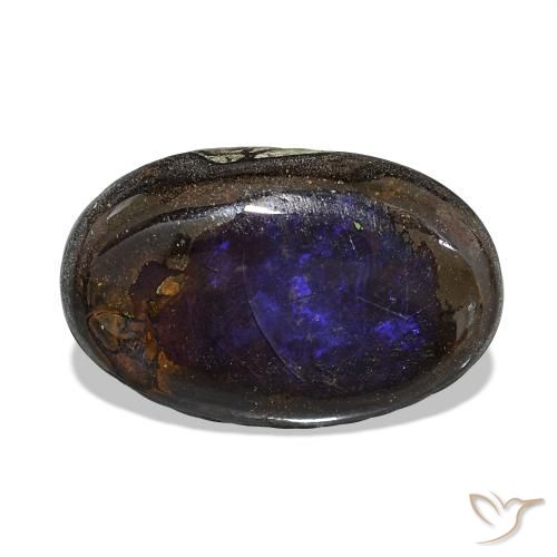 4.62ct متعدد الألوان صخر الأوبال أحجار كريمة, بيضوي, غير شفاف