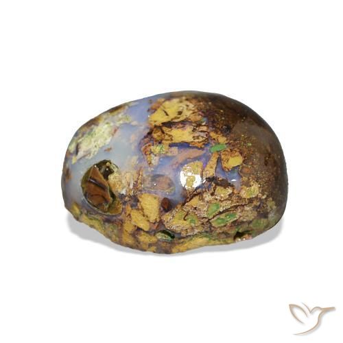 صخر الأوبال متعدد الألوان طبيعي، فانسى، 2.03 قيراط، غير شفاف