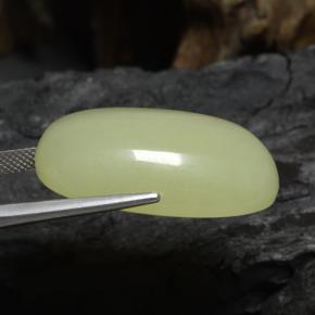 الكالسيت أصفر فاتح طبيعي، قطع وسادة، 50.49 قيراط، نصف شفاف