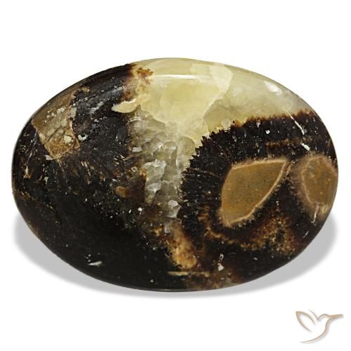 103.06ct متعدد الألوان كالسيت, بيضاوي, غير شفاف