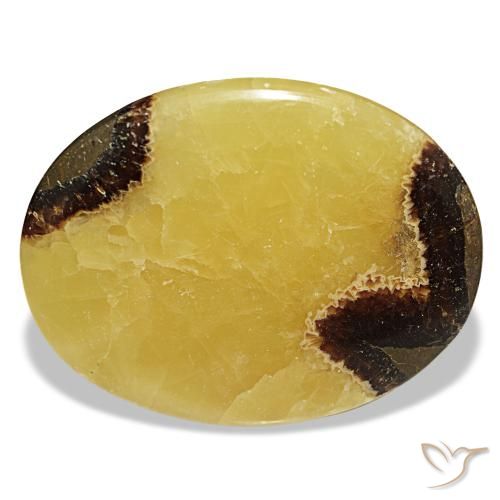 167.28ct متعدد الألوان كالسيت, بيضاوي, غير شفاف