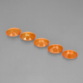 أحجار كارنيليان برتقالي طبيعية، شفاف، شفاف / نصف شفاف، وزنها  قيراط