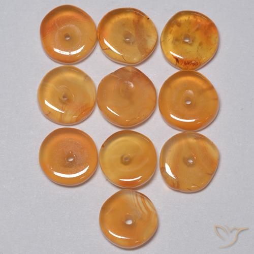 4.96ctw طبيعي برتقالى متوسط كارنيليان, فانسى, شفاف, Photo A