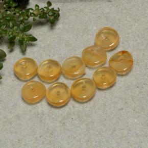 أحجار كارنيليان برتقالى متوسط طبيعية، شكل خيالي، شفاف، وزنها 3.70 قيراط