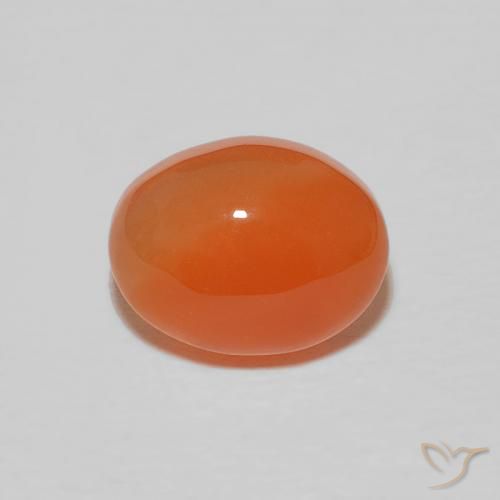 2.34ct طبيعي برتقالى كثيف كارنيليان, بيضوي, غير شفاف, Photo A