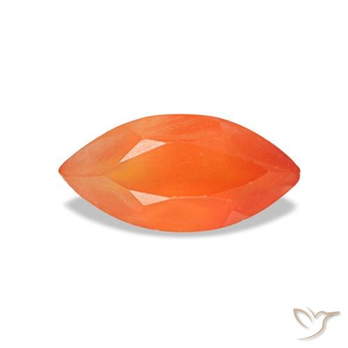 0.47ct برتقالي كارنيليان, ماركيز, شفاف