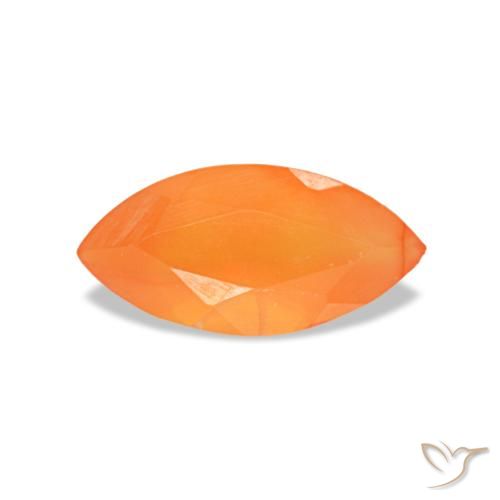 0.46ct برتقالي كارنيليان, ماركيز, شفاف