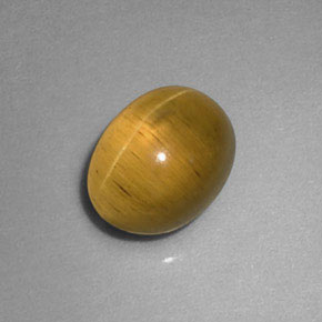 أباتيت عين القط أخضر ذهبى طبيعي، شفاف، 1.77 قيراط، شفاف / نصف شفاف