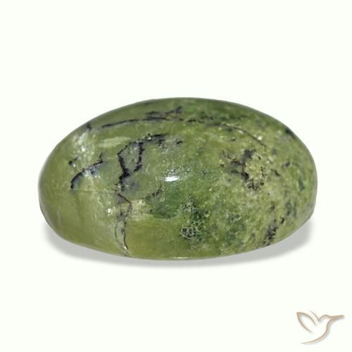 Cat's Eye Opal طبيعي بلون متعدد الألوان، وزن ‎5.72‎ قيراط، شكل بيضاوى، مقاس ‎15.1x11.3‎ مم