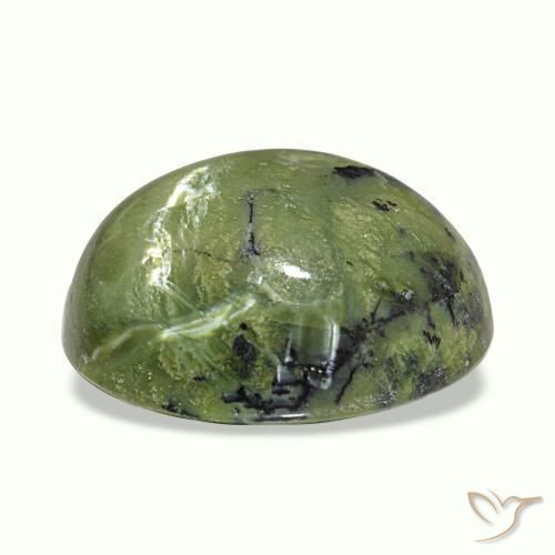 Cat's Eye Opal طبيعي بلون متعدد الألوان، وزن ‎6.32‎ قيراط، شكل بيضاوى، مقاس ‎13.8x11.3‎ مم