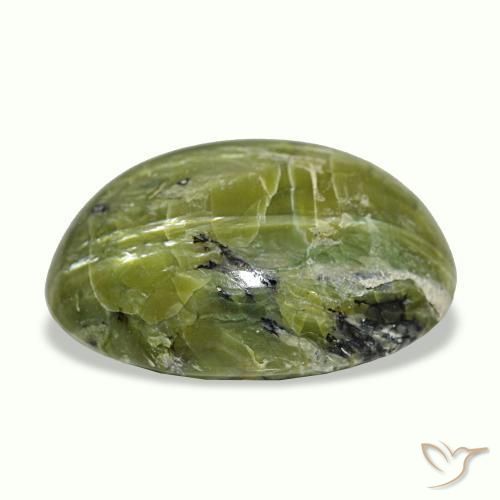 Cat's Eye Opal طبيعي بلون متعدد الألوان، وزن ‎11.26‎ قيراط، شكل بيضاوى، مقاس ‎17.7x14.4‎ مم