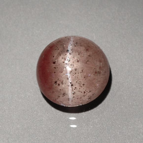 Cat's Eye Scapolite طبيعي بلون بني، وزن ‎2.23‎ قيراط، شكل شفاف، مقاس ‎7.48‎ مم