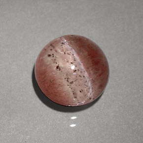 Cat's Eye Scapolite طبيعي بلون بني، وزن ‎2.23‎ قيراط، شكل شفاف، مقاس ‎7.48‎ مم