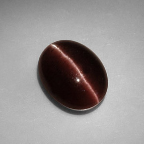 Cat's Eye Scapolite طبيعي بلون بني، وزن ‎3.41‎ قيراط، شكل بيضاوى، مقاس ‎10.5x8.1‎ مم