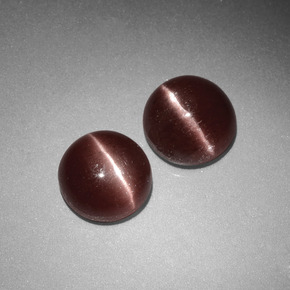 أحجار سكاتوليت عين القط بنى طبيعية، قصة دائرى، غير شفاف، وزنها  قيراط