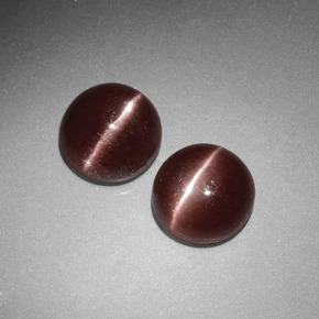 أحجار سكاتوليت عين القط بنى طبيعية، قصة دائرى، غير شفاف، وزنها  قيراط